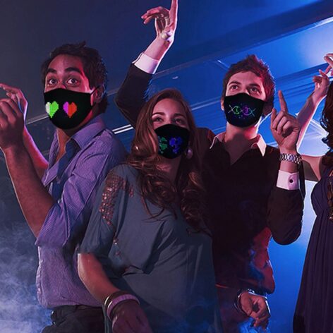Bluetooth Düzenleme Led Işık Maske - Görsel 2