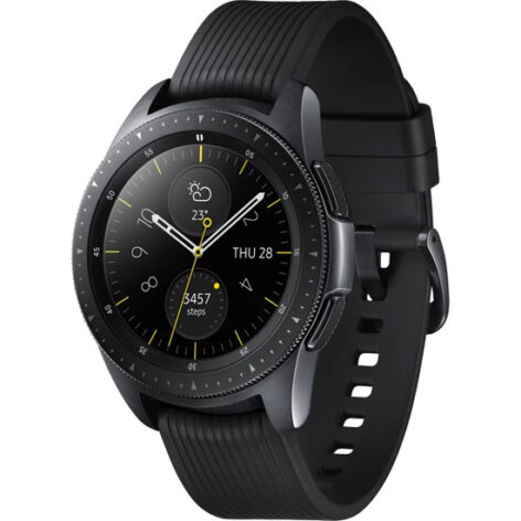 Samsung galaxy watch Siyah - Gold - Görsel 2